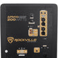Rockville APM10W Active Studio Subwoofer in White, 10", 400W, MDF Wood, RCA/XLR/Optical, Front-Firing Port
