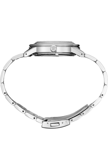 SEIKO Outomatiese Horlosie vir Mans - Presage Versameling - Swart Oop-Diafragma Wysplaat met Vintage 1960's Horlosie Inspirasie - 50M Waterbestand