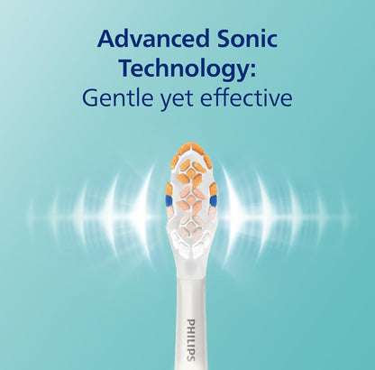 Philips Sonicare DiamondClean Smart 9300 Elektriese Tandeborsel, Soniese Tandeborsel met Toepassing, Druksensor, Borselkopbespeuring, 4 Borselmodusse en 3 Intensiteitsvlakke - Wit, Model HX9903/05