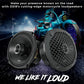DS18 PRO-ZT69 6x9 Inches Pro Audio Coaxial Midrange Speakers with Built-in Bullet Tweeter, 4-Ohms