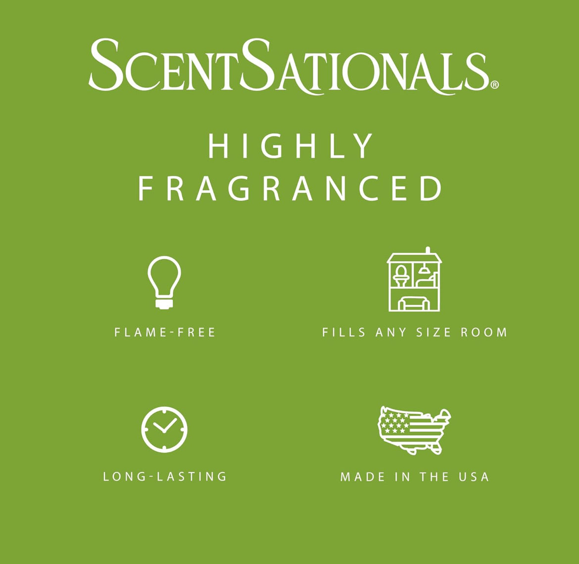 Scentsationals Wax Melts, Wax Cubes Strong Scent - Cucumber Melon - Long Lasting Scented Melts for Warmer, 10 oz (Pack of 4)