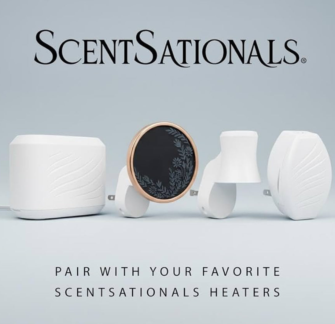 ScentSationals Vanilla Bean Fragrance Oil Plug In Air Freshener Refills 3-Pack - Works w/ Scentsationals Wall Plugs - Packaging May Vary