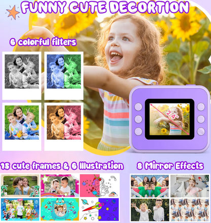 Kinders Kits-druk 1080P HD Video Digitale Kamera met 32G Kaart - (Pers)