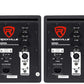 Rockville 2 DPM5C Dual Powered 5.25" 300w Active Recording Studio Monitors+Pads