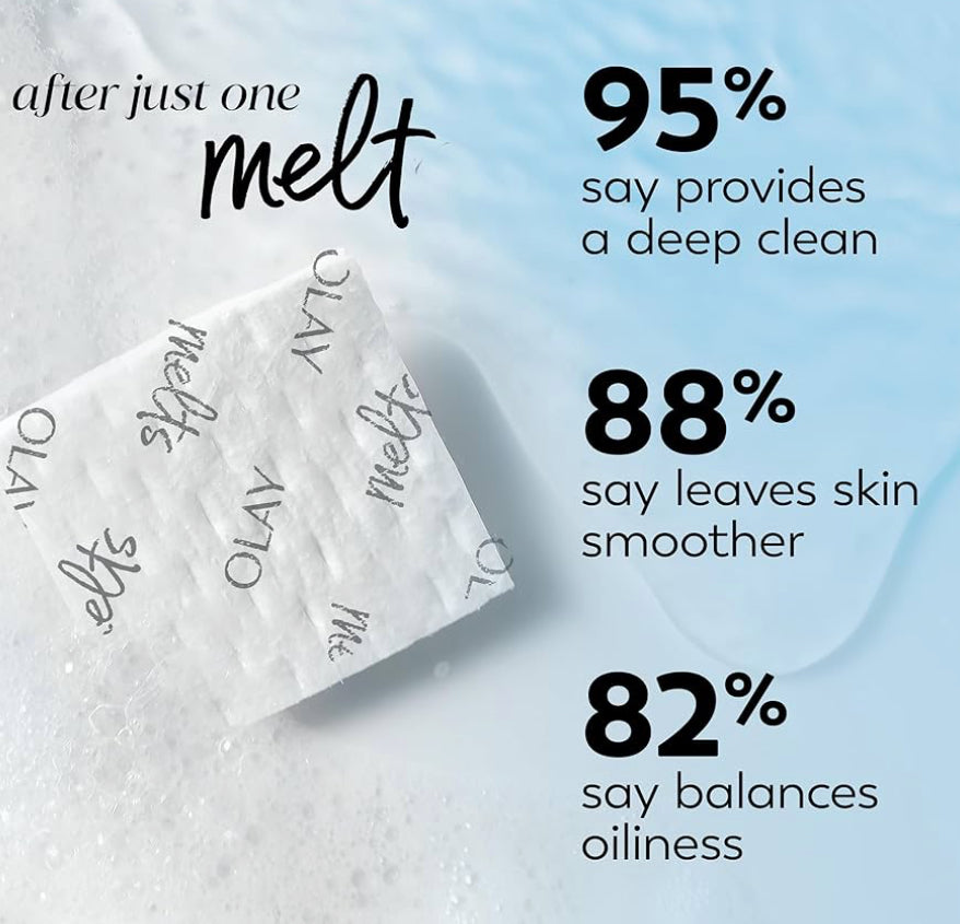 Olay Gesigbevogtiger, Regenerist Micro-Sculpting Room Velversorging (1.7 oz) & Proefgrootte Vitamien C-Reinigingsmelts, Watergeaktiveerde Gesigwas (12 ct)