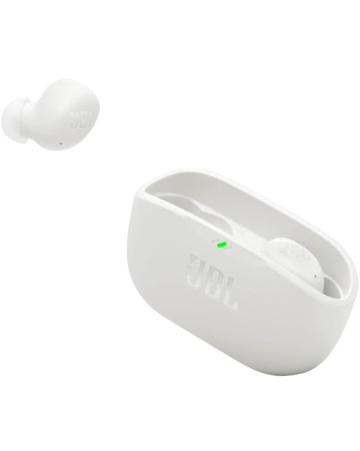 JBL Vibe Buds 2 - True Wireless Noise Cancelling Earbuds Pure Bass Sound & Smart Ambient Technology - (White)