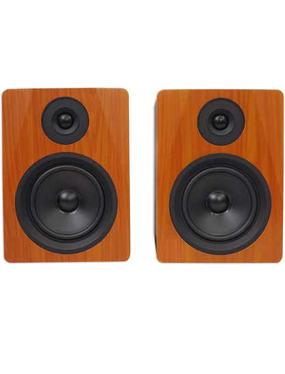 Rockville 2 APM6C 6.5" Aangedrewe Ateljeemonitors+Aktiewe 10" Subwoofer+Standaarde+Kussings