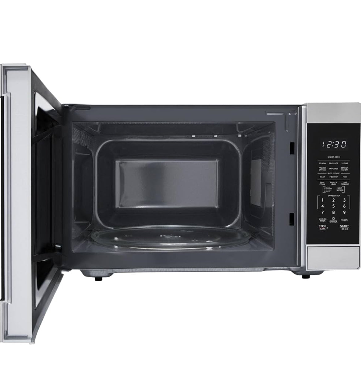 Sharp SMC1662KS 1.6 cu. ft. 1100W Stainless Steel Countertop Microwave Oven
1100 Watt, Removable 13.6" Carousel Turntable