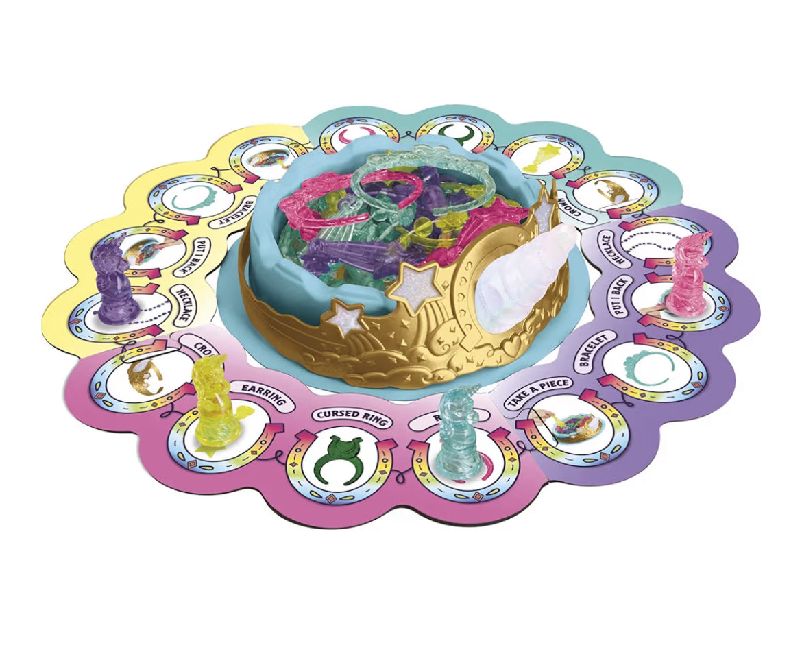Hasbro Gaming Pretty Princess Unicorn Edition Board Game, Includes 20 Pieces
