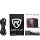 Rockville APM10B Active Studio Subwoofer in Black, 10"", 400W, MDF Wood, RCA/XLR/Optical, Front-Firing Port