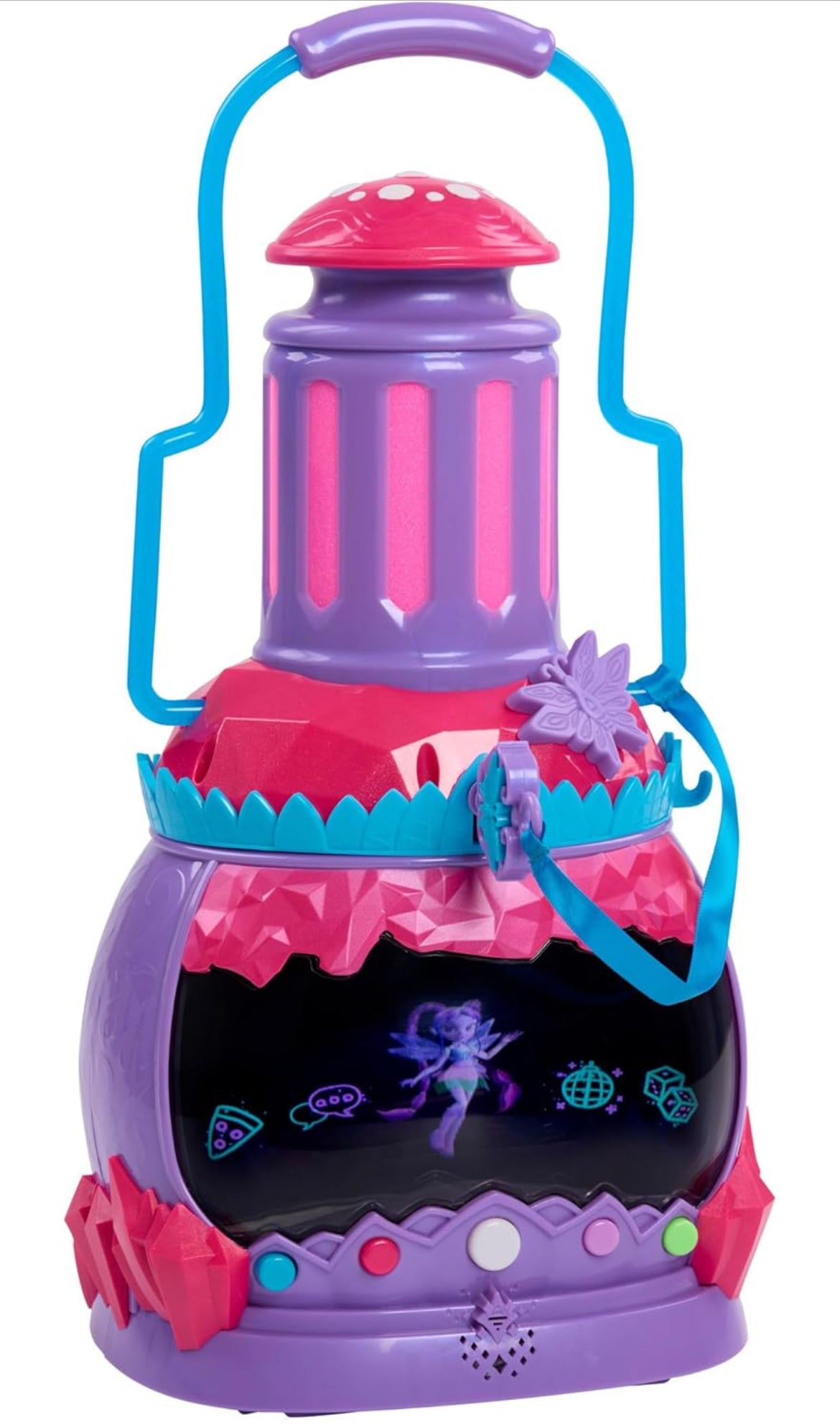 Just Play HOLOBRITE Pixie Lantern, Virtual Dancing and Interactive Games, Includes 5-inch Pixie Doll, Over 200 Ways to Play, Kids Toys for Ages 6 Up