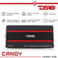 DS18 CANDY-X5B Class D  5 Channels, 2000 Watts Max W/ Remote Sub Level Controller -NEW