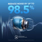 Soundcore by Anker Liberty 4 NC Wireless Noise Cancelling Earbuds, 98.5% Noise Reduction, Adaptive Noise Cancelling to Ears and Environment, Hi-Res Sound, 50H Battery, Wireless Charging, Bluetooth 5.3