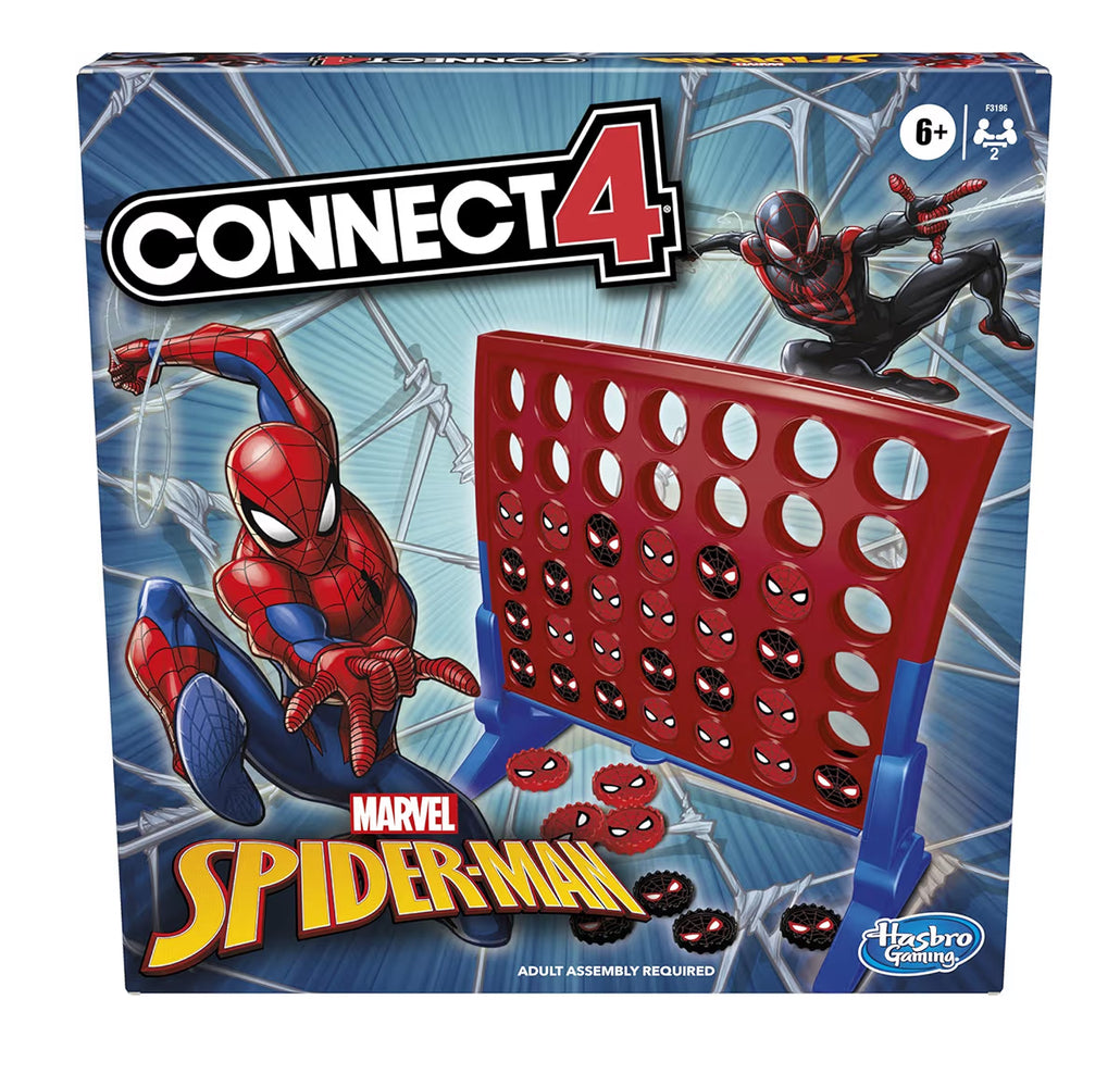 Hasbro Gaming Connect 4 Marvel Spider-Man Edition, Strategy Board Game for 2 Players
