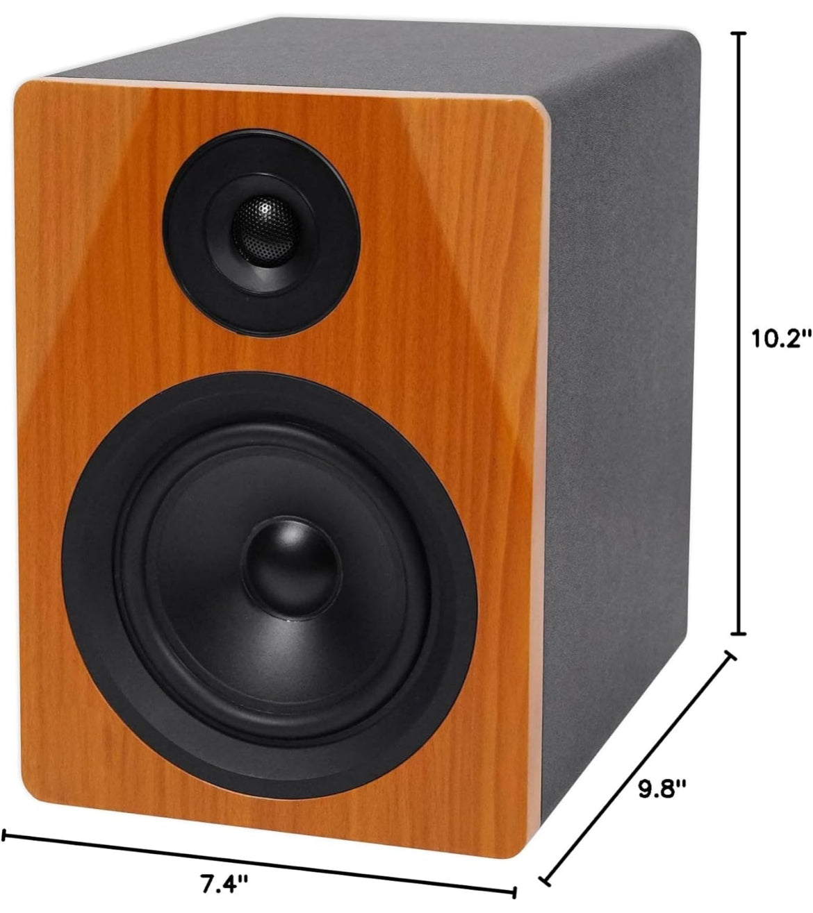 Rockville (2) DPM5C Dual Powered 5.25" 300 Watt Active Studio Monitor Speakers