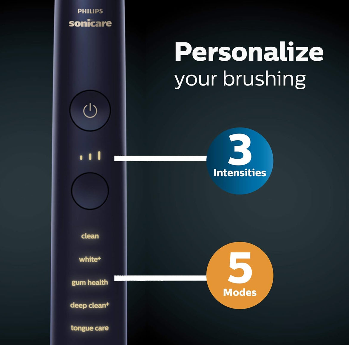 Philips Sonicare DiamondClean Smart 9750 Herlaaibare Elektriese Kragtandeborsel - Maanblou (HX9954/56)