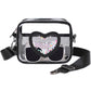 Clear Crossbody Bag for Women Girls Kids Purse Toddlers Shoulder Messenger Handbags Transparent Bags Wallet Pouch