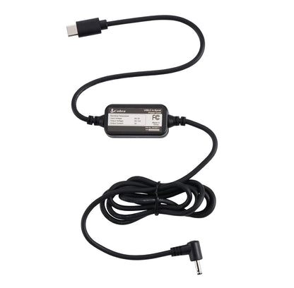 Cobra USB-C na Vatkoppelaar Radarverklikker Kragkabel Radarverklikkers, Versoenbaar RAD350 380 450 480i 700i en Geskik vir Radarverklikker Windskermmontering