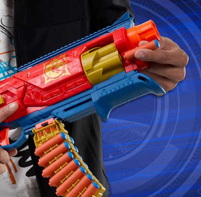 Nerf Loadout Shadowspeed Recon Blaster, 14-Dart Storage Attachment Accessory, 6-Dart Revolving Cylinder, 14 Nerf N1 Darts, Kids Toys & Gifts, Ages 8+