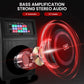 Portable Karaoke PA Speaker System - 600W 8” Rechargeable TWS, Party Lights, LED Display, FM/AUX/MP3/USB/SD, Wheels - Wireless Mic, Remote Control, Tablet Holder Included