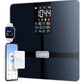 Scale for Body Weight w/ BMI, Body Fat, Muscle Mass, Bluetooth, 13 Metrics Large Display, Support App Connection (Black)