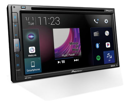 Pioneer AVH-521EX 6.8" Resistive Touchscreen Double Din Car Stereo
DVD Multimedia Receiver, Bluetooth, Backup Camera, SiriusXM, USB, FLAC Playback, MIXTRAX, 13-Band EQ, AM/FM Radio Preouts
