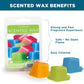 Scentsationals Wax Melts, Wax Cubes Strong Scent - Tropical Fiesta - Long Lasting Scented Melts for Warmer - 10oz (PACK OF 4)