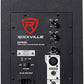 Rockville 6.5" 2-Way 210W White Active/Powered Studio Monitor Speaker (DPM6W)
