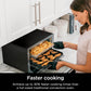 Ninja DT202BK Foodi 8-in-1 XL Pro Air Fry Oven, Large Countertop Convection and Digital Toaster Oven - 1800 Watts (Black )