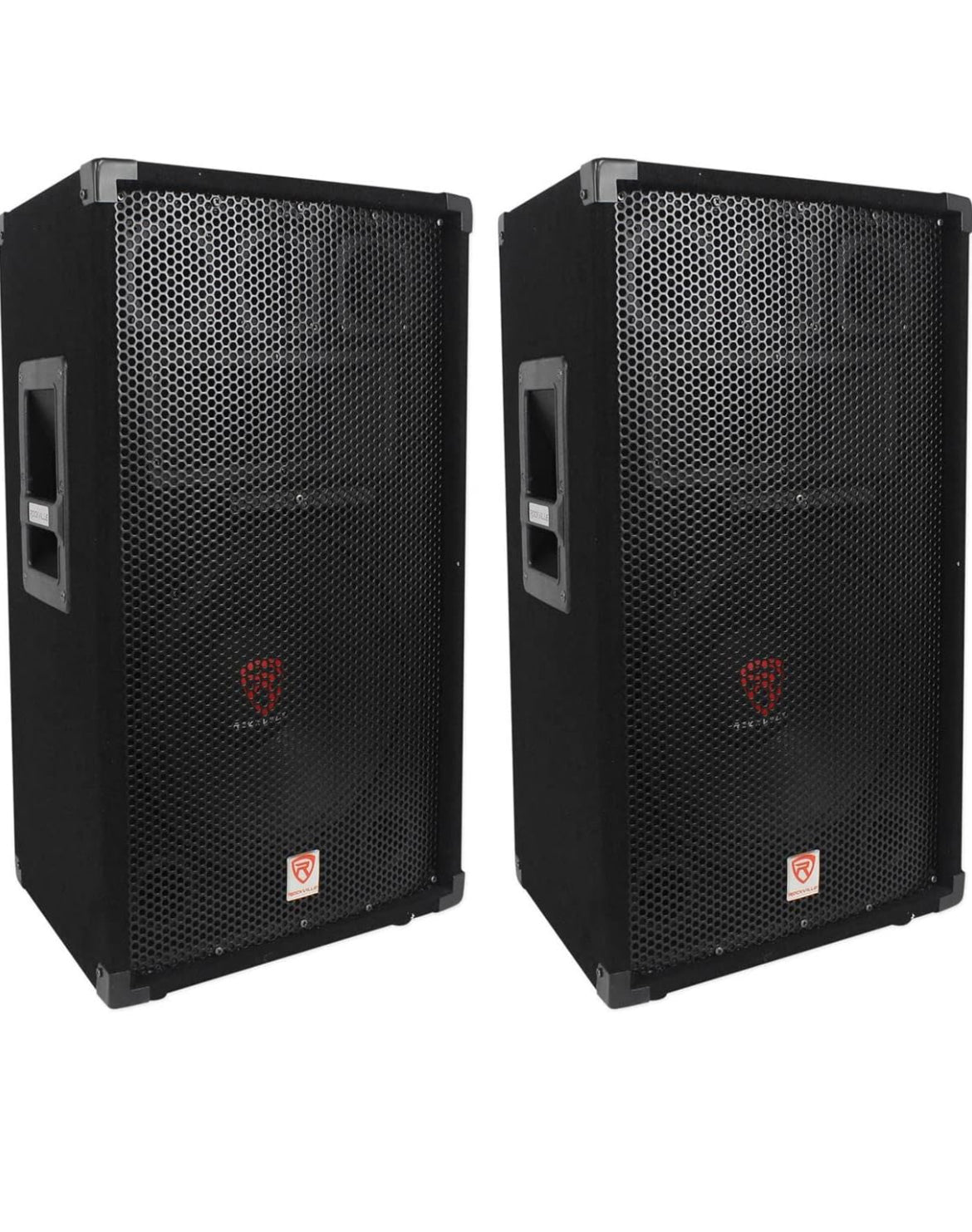 Rockville (2) RSG12 12 3-Way 1000 Watt 8-Ohm Passive DJ/Pro Audio PA Speaker