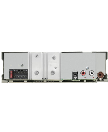 JVC KD-T720BT - CD-motorstereo, enkel-DIN, Bluetooth-klank en handvrye oproepe met eksterne mikrofoon, CD, MP3, USB, AUX-inset AM/FM-radio, hoëkragversterker, Amazon Alexa-stembeheer