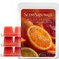 Scentsationals Wax Melts, Wax Cubes Strong Scent - Molten Orange - Long Lasting Scented Melts for Warmer, 10oz (Pack of 4)