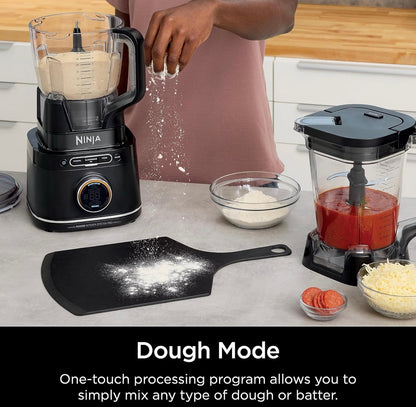 Ninja All-in-One Blender & Food Processor BlendSense Intelligence vir Perfek Gladde Resultate 1800 Watt - Swart TB401