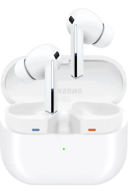 SAMSUNG Galaxy Buds 3 Pro KI Ware Draadlose Bluetooth-oordopjes, Geraasdemping, Klankoptimisering, Intydse Tolk, Herontwerpte Gemaklike Pasvorm Latyns-Amerikaanse Weergawe (Wit)