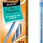 BIC Round Stic Xtra Precision Fine Blue Ballpoint Pens, Medium Point (0.8 mm), 12CT (Pack of 3)