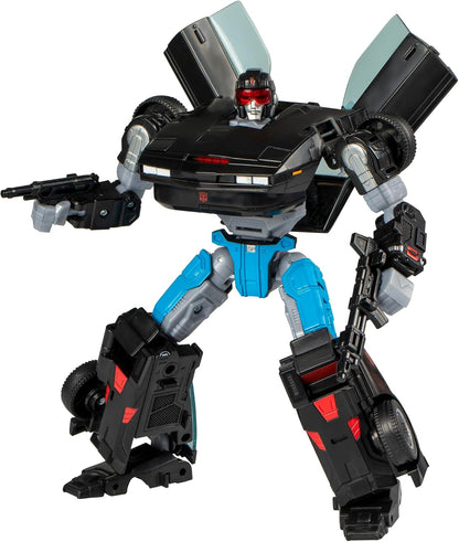 Transformers Collaborative Knight Rider x Toy, Autobot Agent Knight 6.5-inch Action Figure (8+)