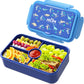 Bento Lunch Box -  Leakproof 4 Compartments Large Bento-Style Bento Box Containers w/ Tableware - Dinasour