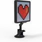 Monster Smart Pixel Display Screen for Cars, App Controlled Custom LED Text Pattern & Animation Screen, Sound Reactive, USB Powered, 6x6 in, 32x32 Pixels, Full Color Mobile Advertising & Ride Sharing