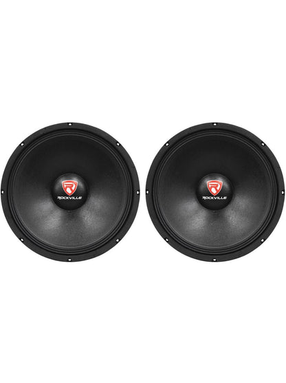 Rockville (2) Nuwe RVP15W8 2000 Watt 15" Pro Subwoofers 8 Ohm Rou Subwoofers