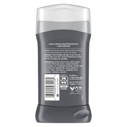DOVE MEN CARE Deodorant Stick for Men Clean Comfort Aluminum Free 72-Hour Odor Protection Moisturizing Cream 3 oz (Pack of 4)
