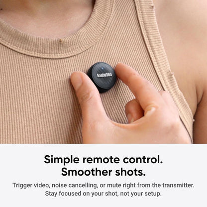 Insta360 Mic Air (1 TX + 1 RX), Noise Cancelling, 300m Range, Wireless Microphone for USB-C iPhone/Android/PC/Mac, Vlog, Streaming