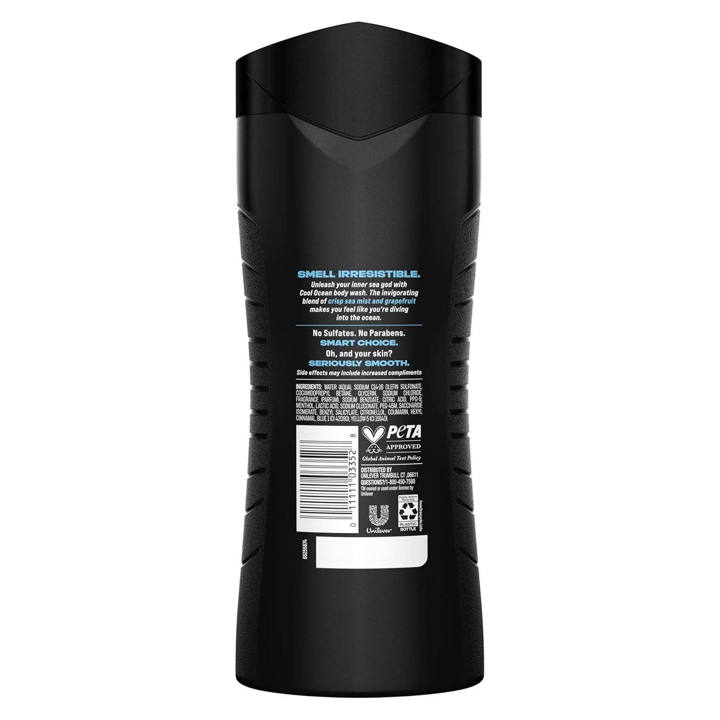 AXE Cool Ocean Men's Body Wash With Essential Oils 12H Refreshing Scent Body Wash For Men, Clean and Fresh Scent (16 oz)