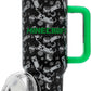 Insulated Stainless Steel Tumbler w/ Reusable Straw & Leak-Proof Lid Easy Carry Handle 40oz (Minecraft)