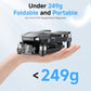 Drones w/ Camera 4K, Brushless Motor Drone for Beginners, FPV Foldable RC Quadcopter w/ 3 Batteries