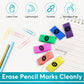 Neon Erasers for Kids – 12-Pack Bulk Pencil Erasers for School, Office, and Art Supplies – Fun Bright Colors, Smudge-Free, Latex-Free