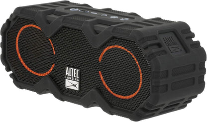 Altec Lansing LifeJacket Mini - Waterdigte Bluetooth-luidspreker met Lig, Draagbare Koordlose Luidspreker vir Swembad, Strand, Stap, Sport, Kamp, 16 Uur Speeltyd, Dryf in Water