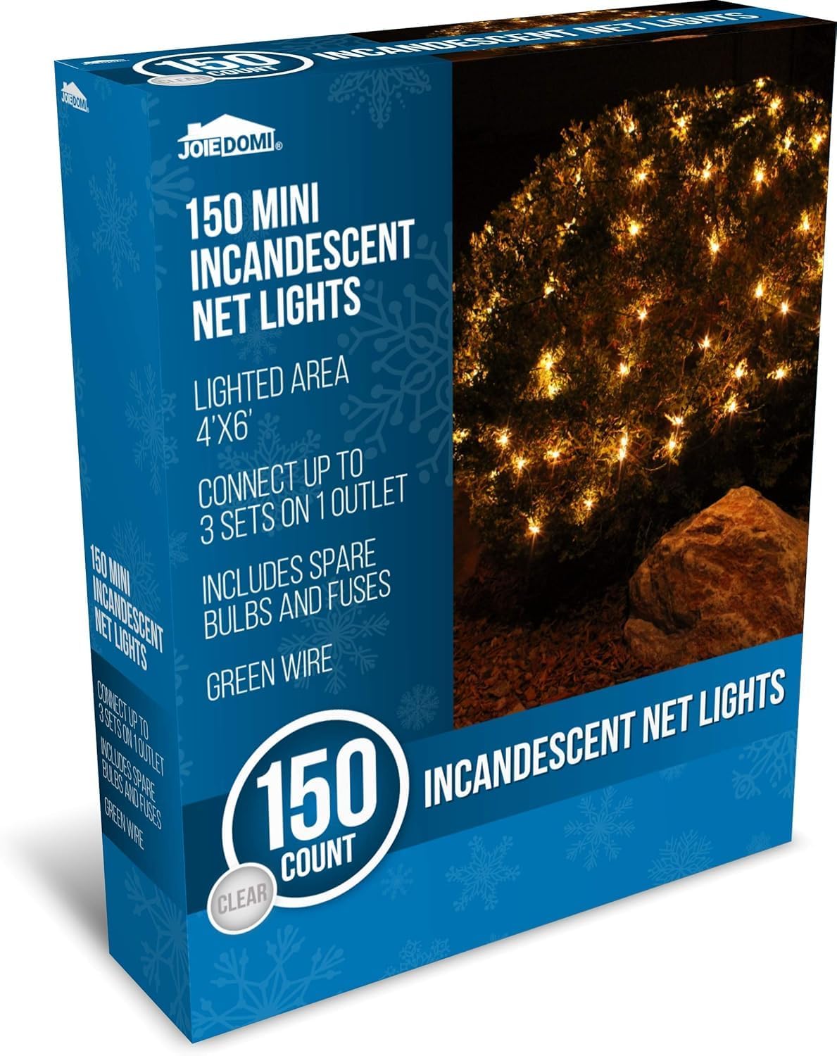 Christmas Net Lights,150 CT Warm White for Indoor & Outdoor Decorations