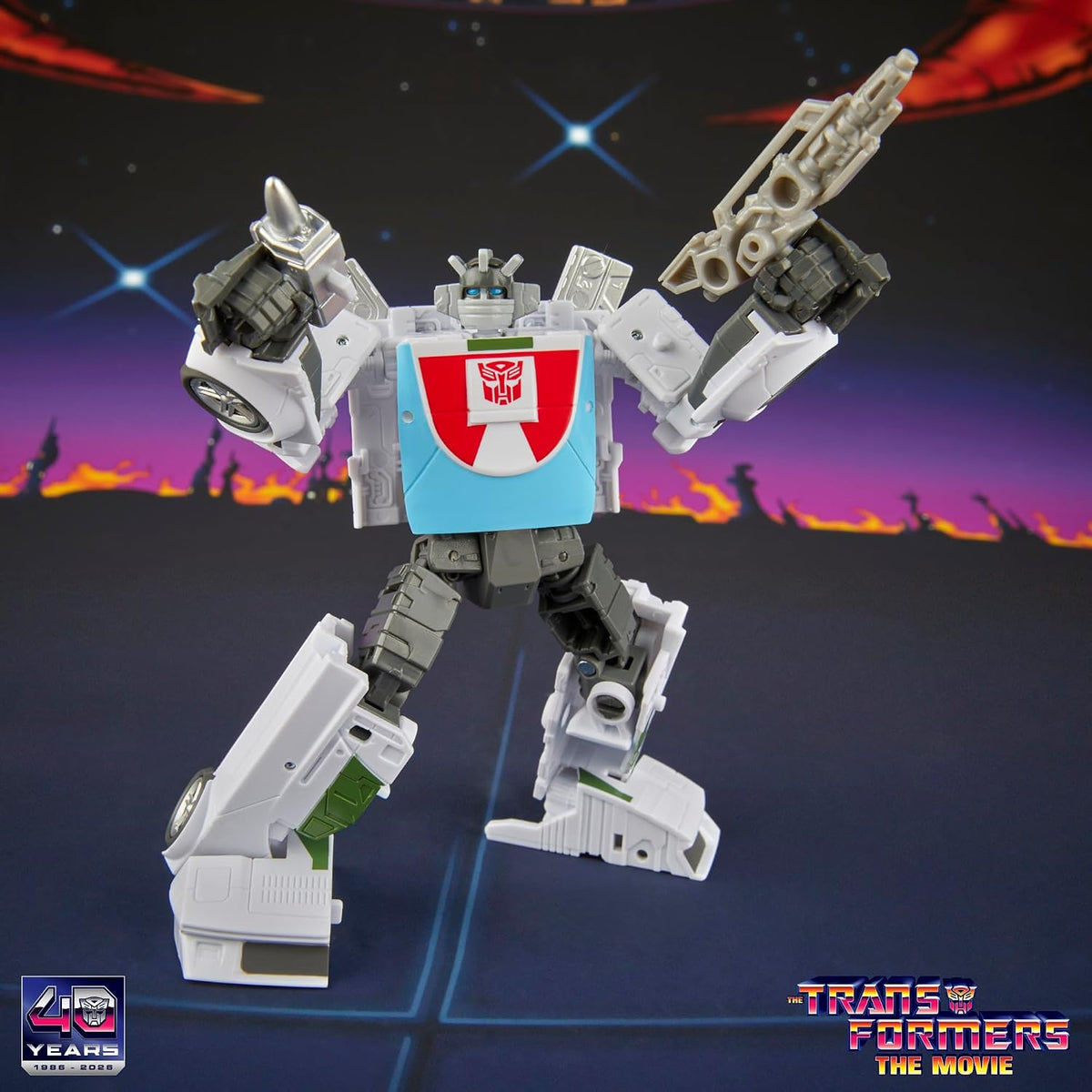 Transformers Studio Series The The Movie Wheeljack, Deluxe Class 5-Inch Converting Action Figure, Robot Toys for Ages (8+)