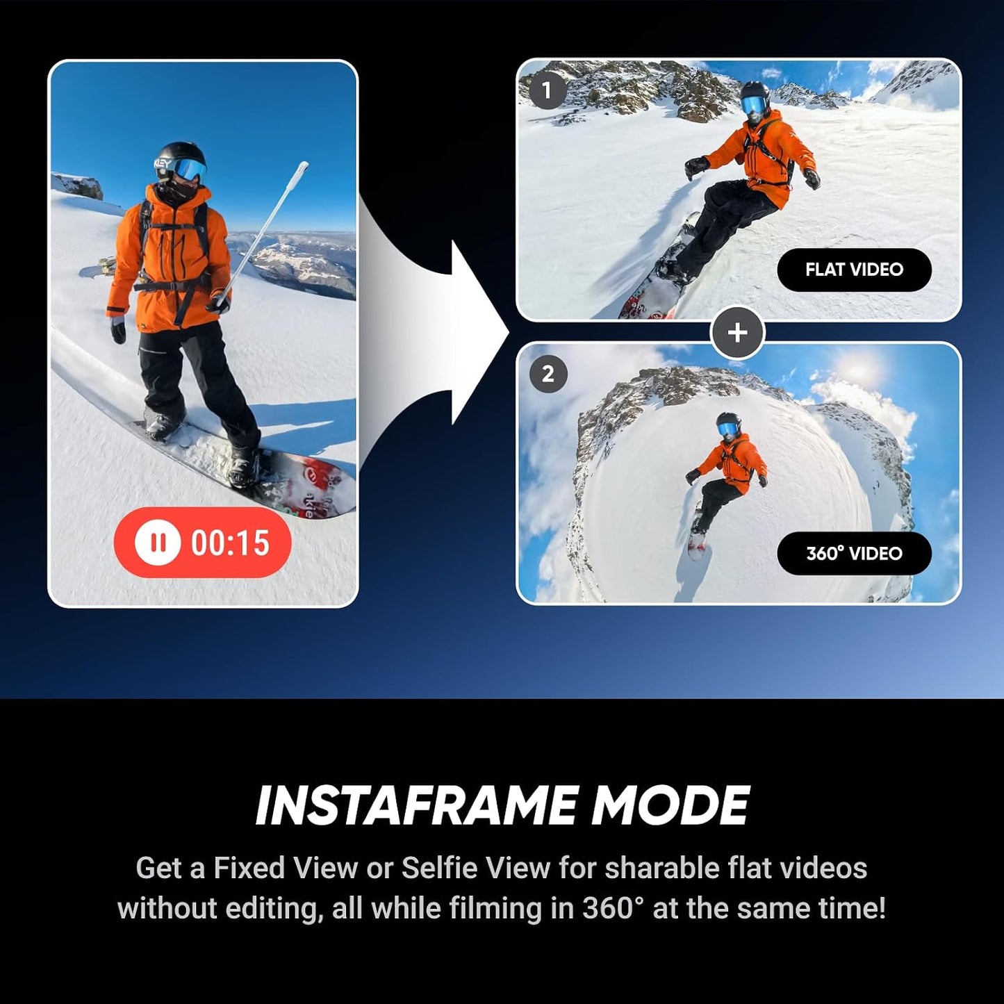 Insta360 X5 Starter Bundle Satin White - Waterproof 8K 360° Action Camera, Leading Low Light, Invisible Selfie Stick Effect, Rugged & Replaceable Lens, 3-Hour Battery, Clear Audio, Stabilization
