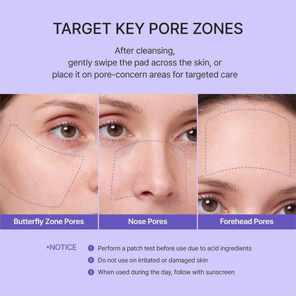 REJURAN Pore Tightening Toner Pads, PDRx 3% & c-PDRN®, 60 Pads, 7.43 fl oz